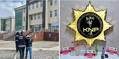 Kars'ta baskın yapılan depoda uyuşturucu madde ele geçirilirdi