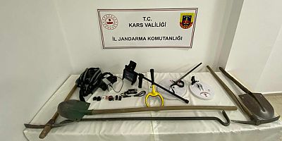 Kars’ta definecilere operasyon: 9 gözaltı