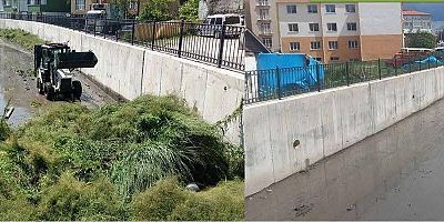 Kars'ta DSİ Dere Temizlik Çalışmalarına Başladı