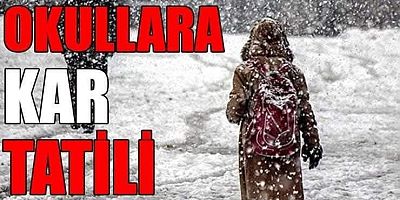 Kars’ta Eğitime 1 Gün Ara Verildi