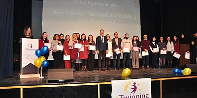 Kars'ta eTiwinning Okul Etiketi Ödül Töreni düzenlendi