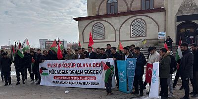 Kars’ta Gazze İçin Vicdan Çağrısı: “Filistin’i Unutmuyoruz”