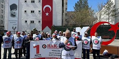 Kars’ta HAK-İŞ: “Emeğin ve Alın Terinin Sesi Olmak İçin Meydanlardayız”
