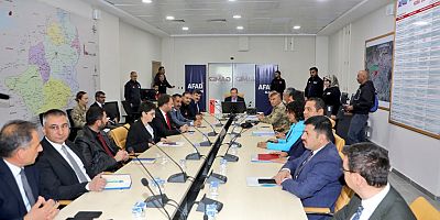 Kars'ta İl Afet ve Acil Durum Koordinasyon Kurulu Toplantısı