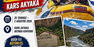 Kars'ta İlk Kez Rafting Temel Eğitim ve Gelişim Kampı Düzenleniyor