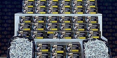 Kars’ta Kaçak Tütünle 30 Bin Doldurulmuş Makaron Ele Geçirildi