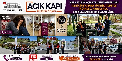 Kars'ta Kadına Yönelik Şiddetle Mücadele Çalışmaları Aralıksız Sürüyor