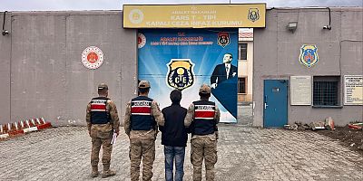 Kars'ta kesinleşmiş hapis cezası bulunan şahıs yakalandı