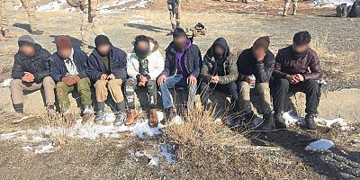 Kars'ta kırsalda düzensiz göçmenler yakalandı