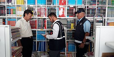 Kars'ta, kırtasiye ve okul kıyafeti satan iş yerlerine denetim