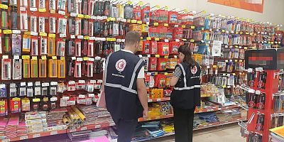 KARS’TA KIRTASİYELERE DENETİMLER YAPILDI