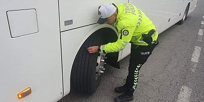 Kars'ta Kış lastiği denetimleri başladı