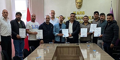 Kars’ta Mesleki yeterlilik belgesi alanlar hizmet kalitesini yükseltiyor