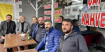 Kars’ta Nisan yağmuru üşüttü, çay keyfi ısıttı