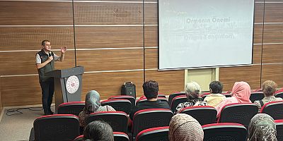 Kars'ta orman yangınlarına karşı farkındalık eğitimi düzenlendi