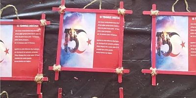 Kars'ta Özel Gereksinimli Bireylerden 15 Temmuz’a Anlamlı Tablo