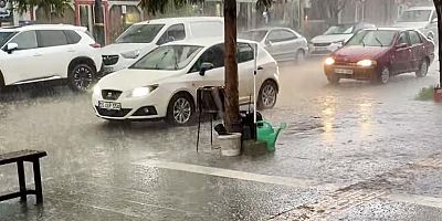 Kars’ta sağanak yağış ve dolu ekili alanlara zarar verdi