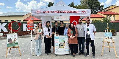 Kars'ta “Sağlıkla Yaşayan Türkiye” standı