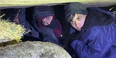 Kars’ta Saman Yüklü Kamyonette Göçmen Kaçakçılığı: 1 Tutuklama