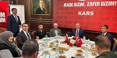 Kars'ta Şehit Aileleri ve Gaziler Onuruna Anlamlı Buluşma