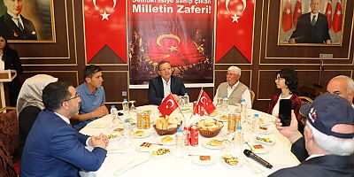 KARS'TA  ŞEHİT VE GAZİ AİLELERİ ONURUNA YEMEK DÜZENLENDİ