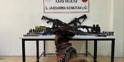 Kars’ta silah kaçakçılarına şafak operasyonu