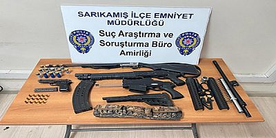 Kars’ta, silah operasyonu: 2 kişi gözaltına alındı