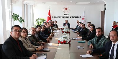 Kars’ta Tarım değerlendirme toplantısı gerçekleştirildi