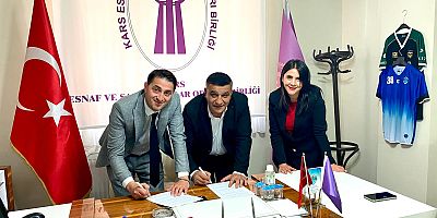 Kars'ta TESK ve Şekerbank iş birliği kapsamında imza töreni düzenlendi