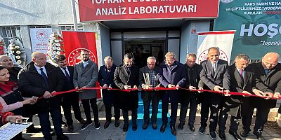 Kars'ta Toprak ve Sulama Suyu Analiz Laboratuvarı Açılışı yapıldı