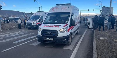 Kars'ta trafik kazası: 4 yaralı