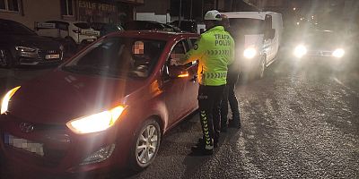 Kars'ta trafik uygulaması gerçekleştirildi