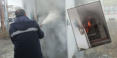 Kars'ta Trafoda Yangın Çıktı