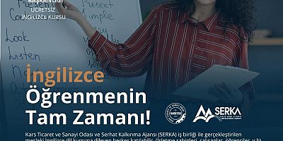 Kars’ta Ücretsiz Mesleki İngilizce Kursu Başlıyor