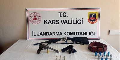 Kars’ta Yasadışı Silah Operasyonu: 4 Şüpheliye Adli İşlem ve Para Cezası
