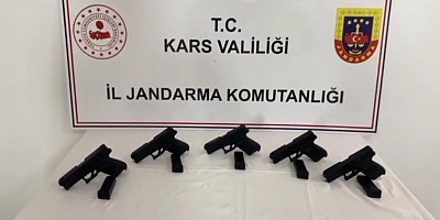 Kars'ta yasadışı silah ticareti yapan bir kişi yakalandı