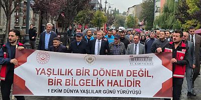 Kars’ta Yaşlılar Günü ve Dünya Yürüyüş Günü İçin Anlamlı Etkinlik