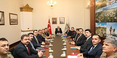 Kars’ta yeni yıl öncesinde alınacak tedbirler değerlendirildi