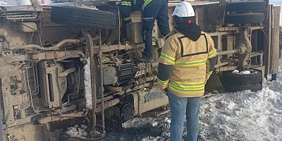 Kars’ta yeni yılın ilk trafik kazası...