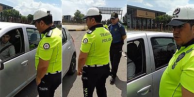 Kars’ta, yolcu ve sürücüler trafik kuralları hakkında bilgilendiriliyor