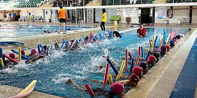 Kars'ta Yüzme Antrenmanları Tüm Hızıyla Sürüyor
