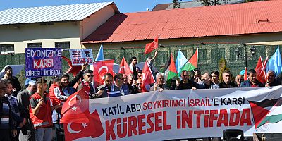 Kars'taki STK'lar İsrail’in Gazze’ye düzenlediği saldırıları kınadı