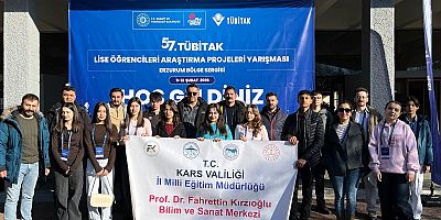Kars’tan TÜBİTAK 2204-A Lise Öğrencileri Araştırma Projelerinde Büyük Başarı