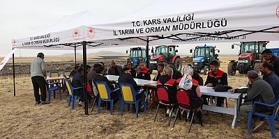 Kars Tarım İl Müdürü Enver Aydın, Yetiştiricilerle Buluştu