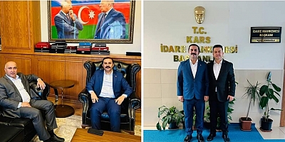 Kars Vali Yardımcısı Ramazan Taşkın Veda Ziyaretlerinde...