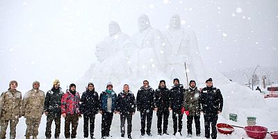 Kars Valisi Ziya Polat, çalışmaları yerinde inceledi