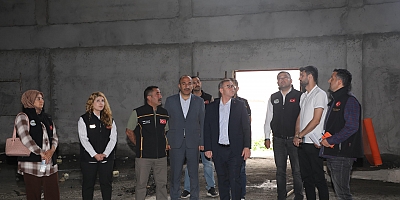 Kars Valisi Ziya Polat devam eden okul inşaatlarını inceledi