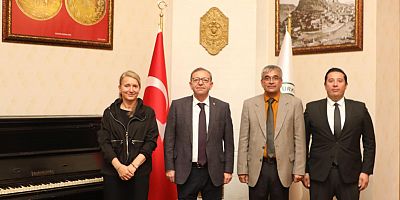 Kars Valisi Ziya Polat, Hindistan Büyükelçiliği Heyetini Kabul Etti