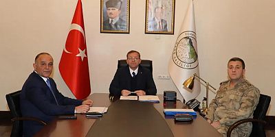 Vali Ziya Polat, İçişleri Bakanı Yerlikaya ile toplantıya katıldı