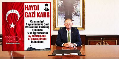 Kars Valisi Ziya Polat, Kars Halkına Bayrak Çağrısında bulundu